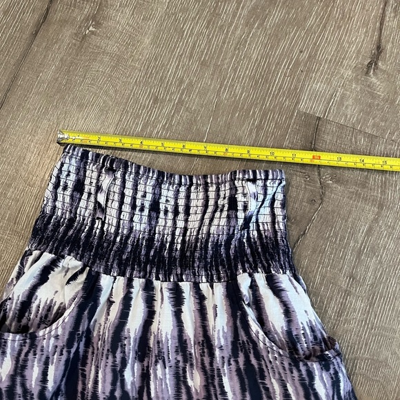 Maxi broom crinkle stick skirt Womens boho maxi skirt tiered ruffle size… - Picture 5 of 7